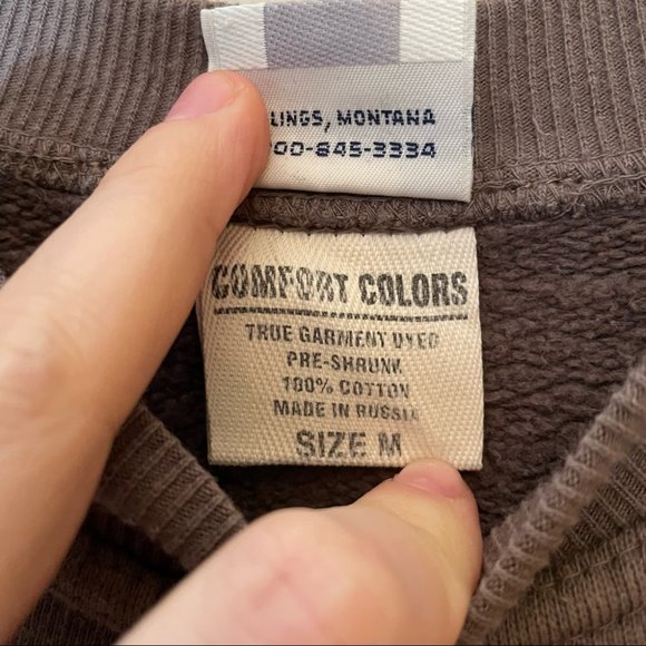 Vintage Mount Rushmore brown crewneck sweater size M - Picture 6 of 6
